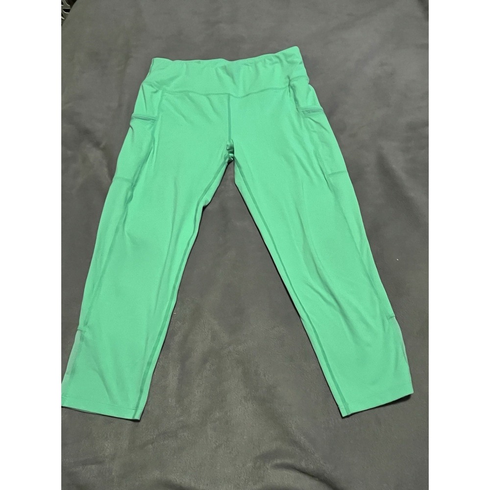 C Active Women's Large Live Well Stretch‎ Activewear Athleisure Mint Green